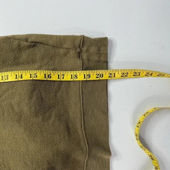 Ulla Johnson Sweatshirt Womens XS Green Puff Sleeve Terry Crewneck Pullover - Picture 9 of 11